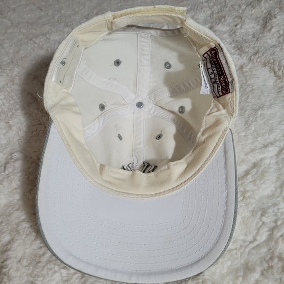Men's American Needle New York Yankees 90's White w/Gray Velcro Back Adjustable - Picture 6 of 11